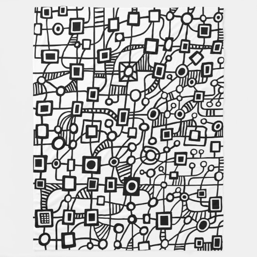 Couverture Polaire Abstrait 070517 (Devant)