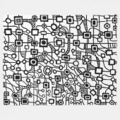 Couverture Polaire Abstrait 070517 (Devant (Horizontal))