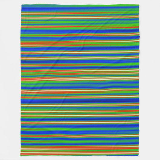 Couverture Polaire Abstrait 130716(03) - Bande horizontale (Devant)