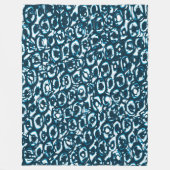 Couverture Polaire Abstrait 190819 - 02 - Style Indigo (Devant)