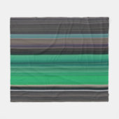 Couverture Polaire Abstrait #1 : Vert et gris (Devant (Horizontal))