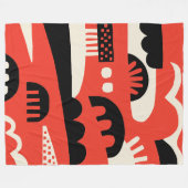 Couverture Polaire Abstrait 281219b (Devant (Horizontal))