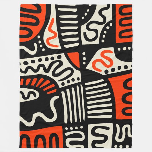 Couverture Polaire Abstrait 291219c (Devant)