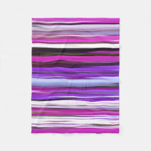 Couverture Polaire Abstrait #2 : Flou pourpre