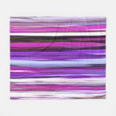 Couverture Polaire Abstrait #2 : Flou pourpre (Devant (Horizontal))