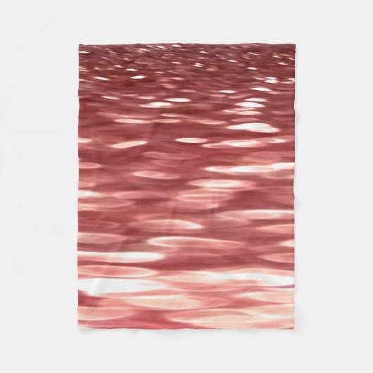 Couverture Polaire Abstrait #2 : Flou rouge (Devant)
