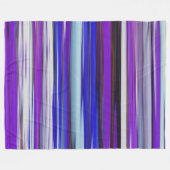Couverture Polaire Abstrait #2 : Flou ultraviolet (Devant (Horizontal))