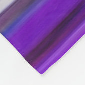 Couverture Polaire Abstrait #2 : Flou ultraviolet (Coin)