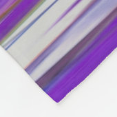 Couverture Polaire Abstrait #2 : Flou ultraviolet (Coin)