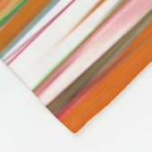 Couverture Polaire Abstrait #2 : Orange blur (Coin)