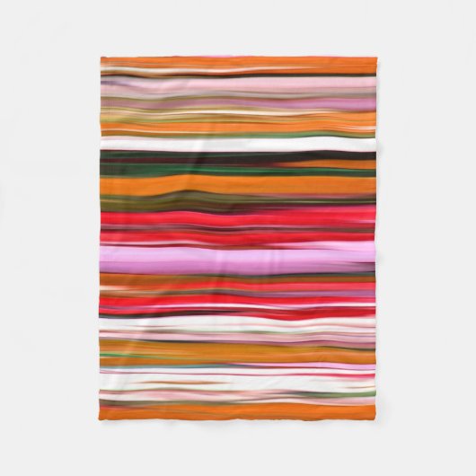 Couverture Polaire Abstrait #2 : Orange blur (Devant)