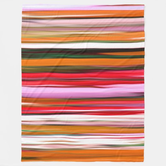 Couverture Polaire Abstrait #2 : Orange blur (Devant)