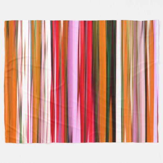 Couverture Polaire Abstrait #2 : Orange blur (Devant (Horizontal))