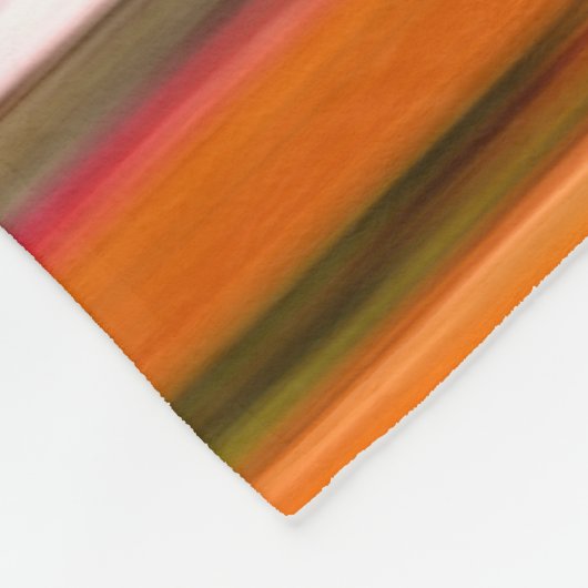 Couverture Polaire Abstrait #2 : Orange blur (Coin)