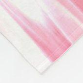 Couverture Polaire Abstrait #3 : Brillant rose (Coin)