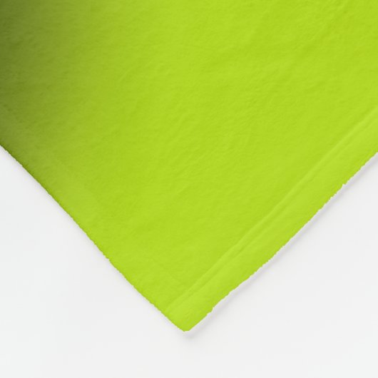 Couverture Polaire Abstrait 3 en noir et vert citron (Coin)