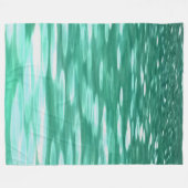 Couverture Polaire Abstrait #3 : Shimmer vert (Devant (Horizontal))