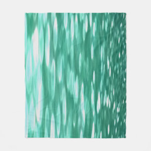 Couverture Polaire Abstrait #3 : Shimmer vert