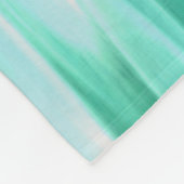 Couverture Polaire Abstrait #3 : Shimmer vert (Coin)