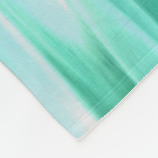 Couverture Polaire Abstrait #3 : Shimmer vert (Coin)