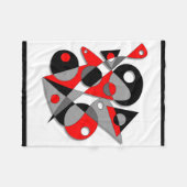 Couverture Polaire Abstrait #81 (Devant (Horizontal))