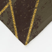 Couverture Polaire Abstrait #941 Brown (Coin)