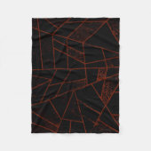 Couverture Polaire Abstrait #948 Rouge (Devant)