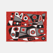 Couverture Polaire Abstrait #968 (Devant (Horizontal))