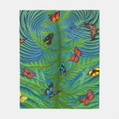 Couverture Polaire Abstrait Butterfly Dream Garden (Devant)