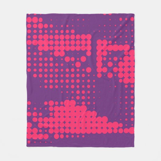 Couverture Polaire Abstrait Creative concept BD pop art style bla (Devant)