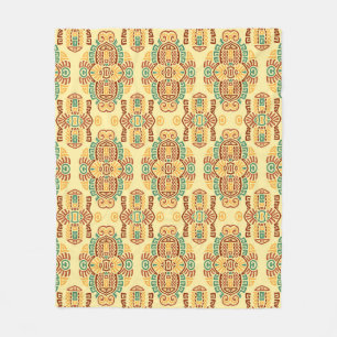 Couverture Polaire Abstrait Ethnique vintage Motif sans couture. tend