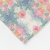 Couverture Polaire Abstrait géométrique moderne imprimé ornemental bl (Coin)