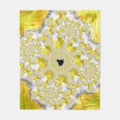 Couverture Polaire Abstrait Gold Fractal (Devant)