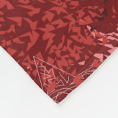 Couverture Polaire Abstrait moderne (Coin)