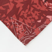 Couverture Polaire Abstrait moderne (Coin)