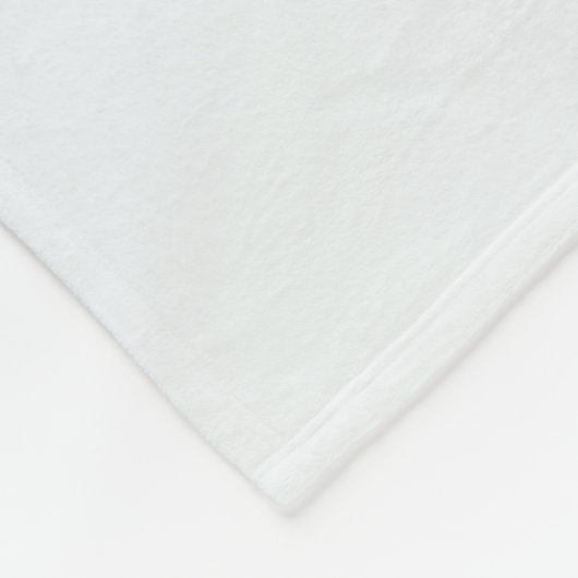 Couverture Polaire Abstrait moderne Fractal Blue Turquoise Grey Nom (Coin)