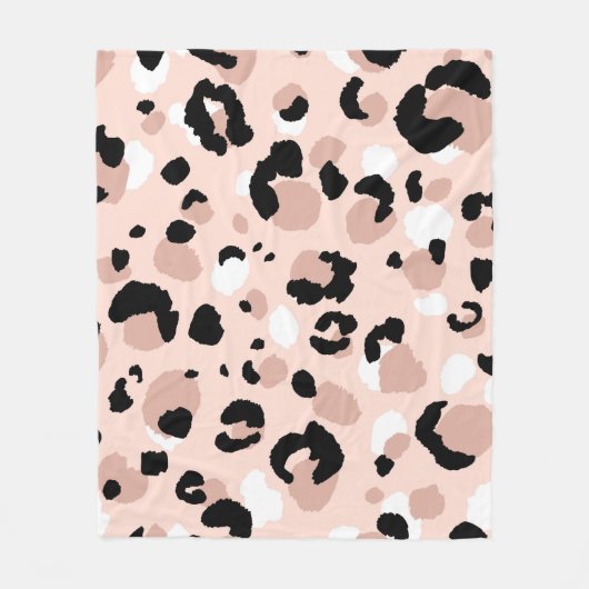 Couverture Polaire Abstrait moderne léopard sans couture motif. Anima (Devant)