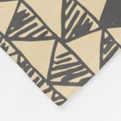 Couverture Polaire Abstrait Motif triangle Vintage. (Coin)