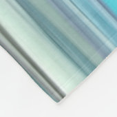 Couverture Polaire Abstrait n° 2 : bleu vert d'eau (Coin)