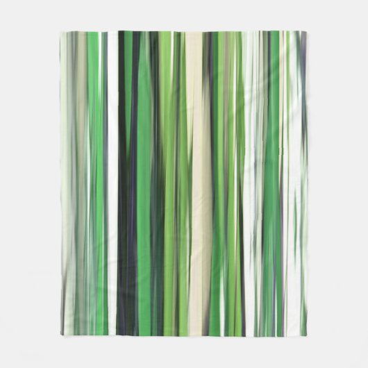 Couverture Polaire Abstrait n° 2 : Flou vert (Devant)