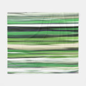 Couverture Polaire Abstrait n° 2 : Flou vert (Devant (Horizontal))