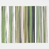 Couverture Polaire Abstrait n° 2 : Flou vert olive (Devant (Horizontal))