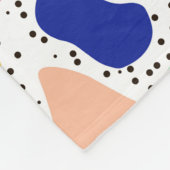 Couverture Polaire Abstrait plaisir moderne mignon enfants formes été (Coin)