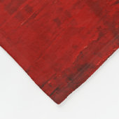 Couverture Polaire Abstrait rouge de l'Alaska (Coin)