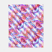 Couverture Polaire Abstrait sans couture brosse trait moderne multico (Devant)