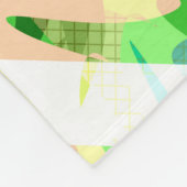 Couverture Polaire Abstrait sans couture brosse trait moderne multico (Coin)