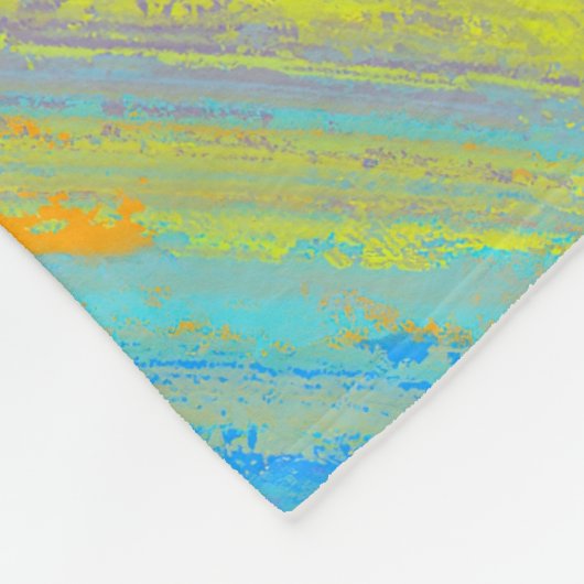 Couverture Polaire Abstrait Tropical Summer Fun (Coin)