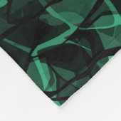 Couverture Polaire abstrait vert (Coin)