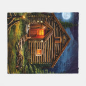 Couverture Polaire Abstrait Wilderness Little Cabine (Devant (Horizontal))