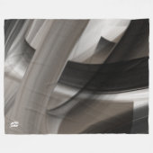 Couverture Polaire Abstraite HomeTerra’s Tendre Mu (Devant (Horizontal))